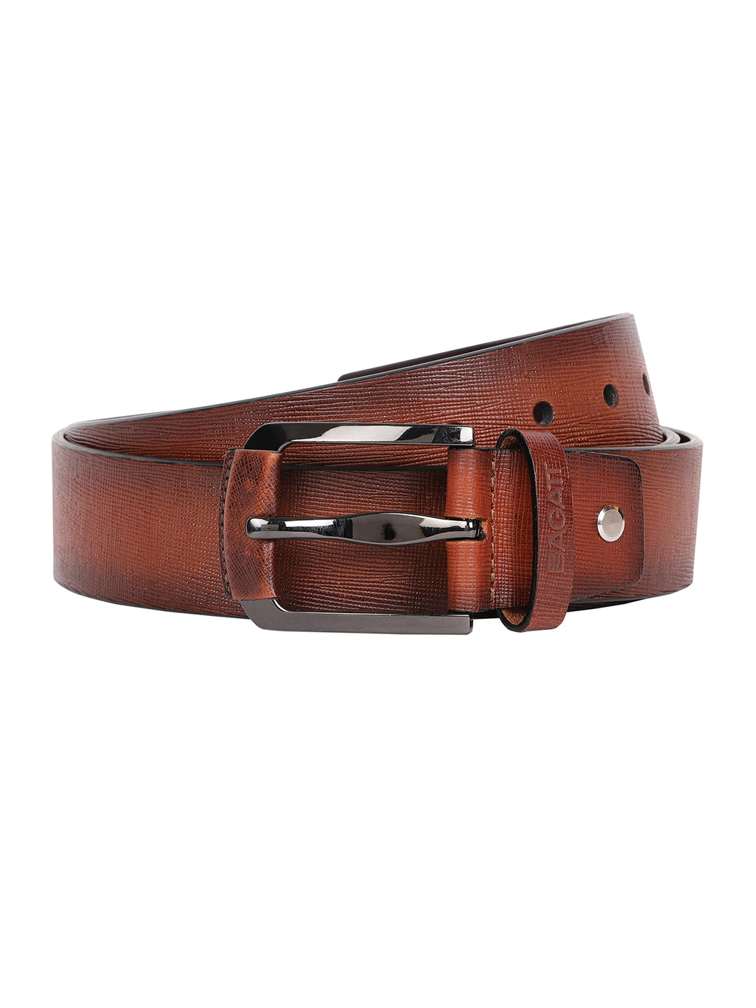 BAGATT Light Brown Leather Belt