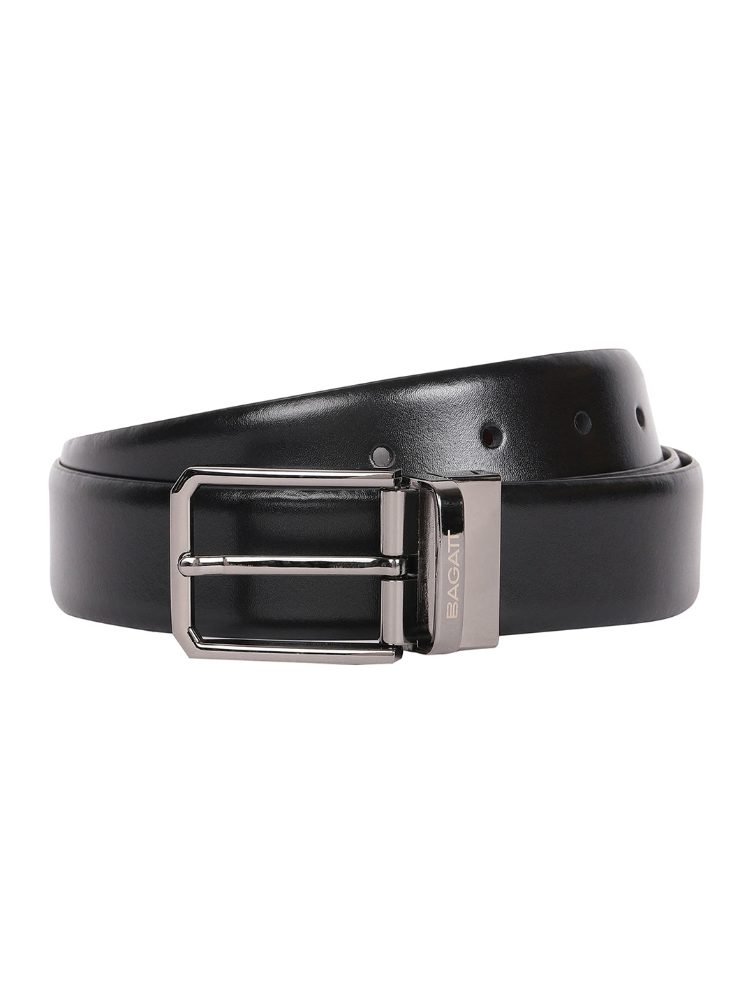 BAGATT Black Leather Belt