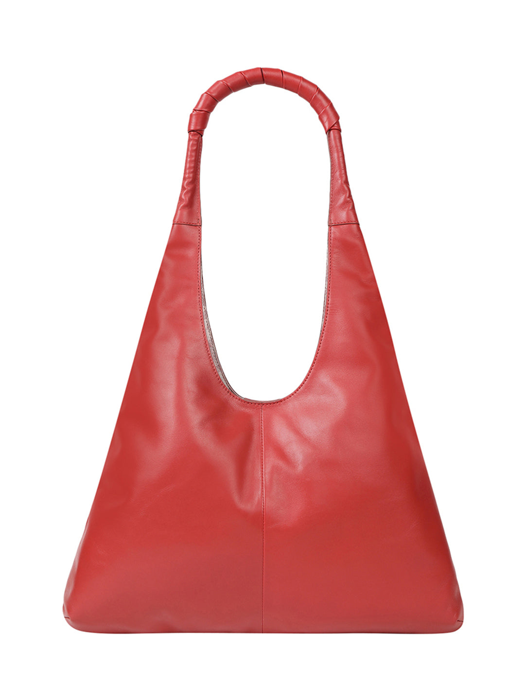 Solomeo Red Leather Hobo Bag