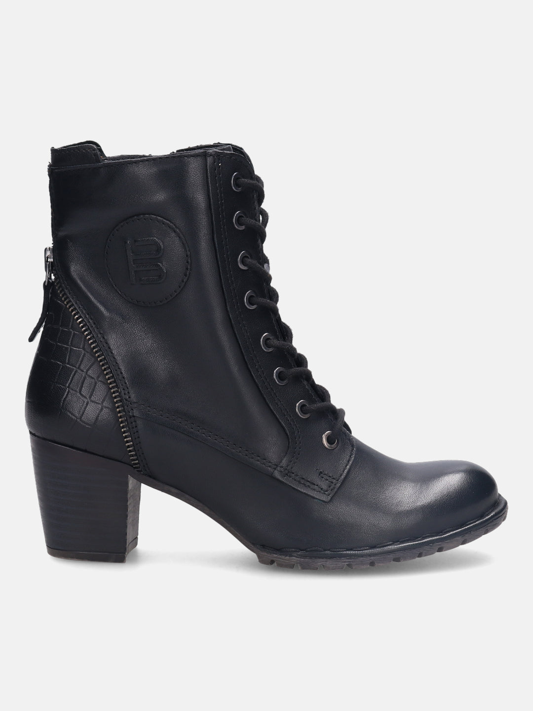 Cathy Evo Black Ankle Boots - BAGATT