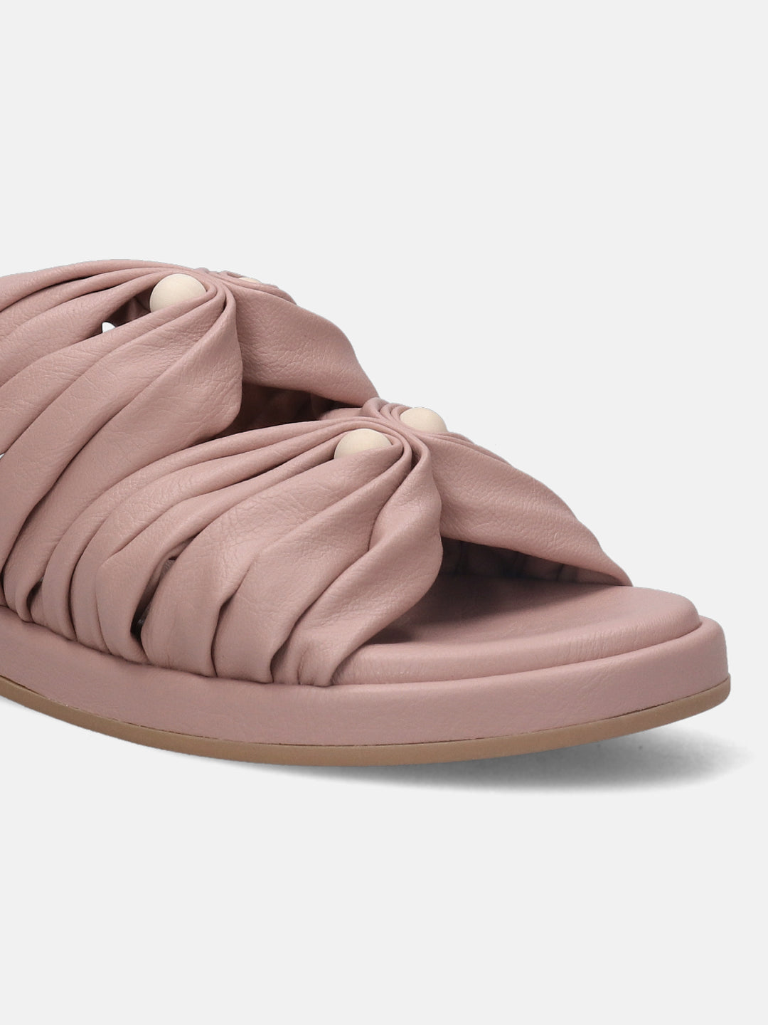 Ravenna Rose Pink Flat Sandals - BAGATT