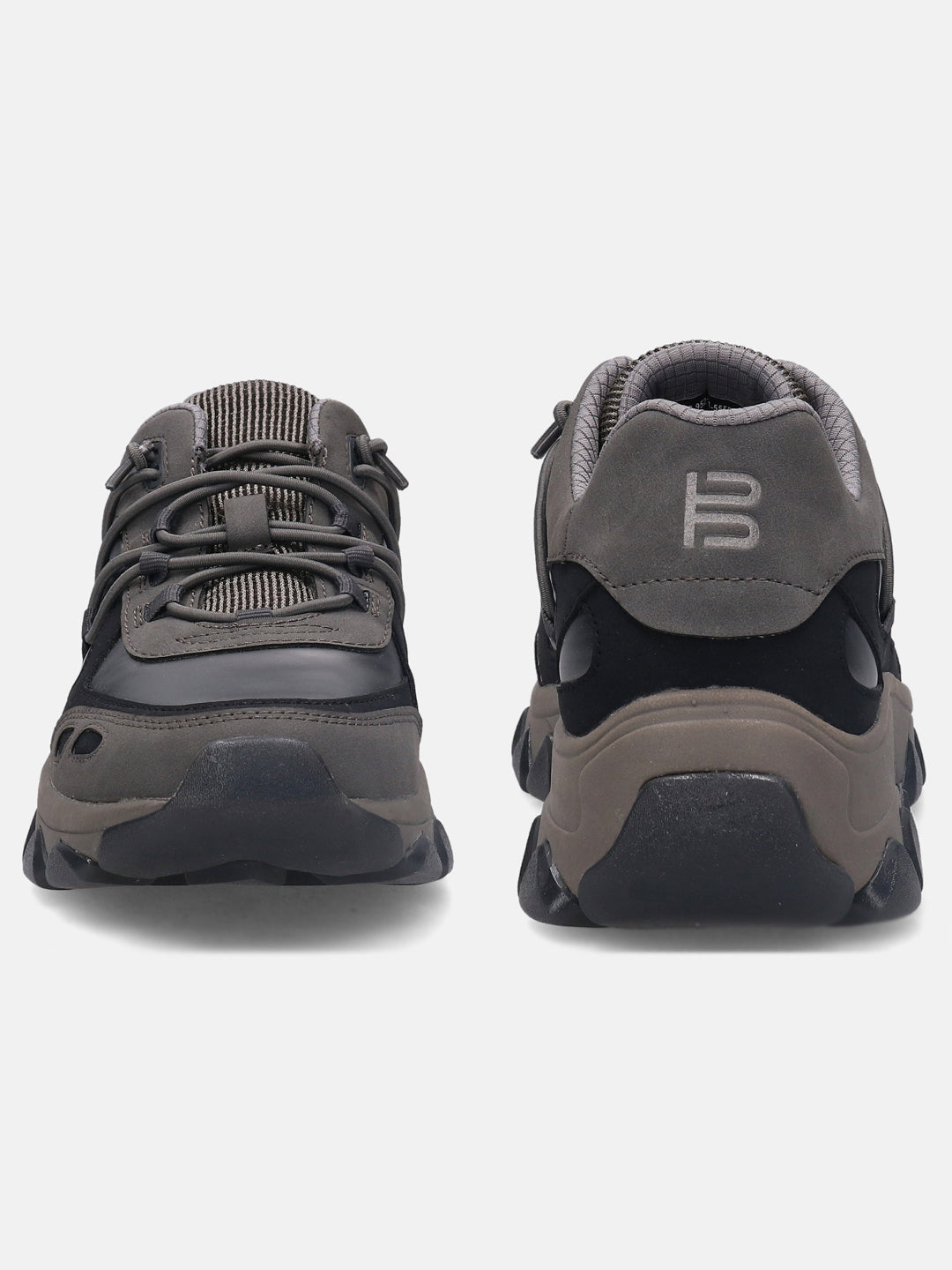 Yuki Dark Grey & Black Sneakers - BAGATT