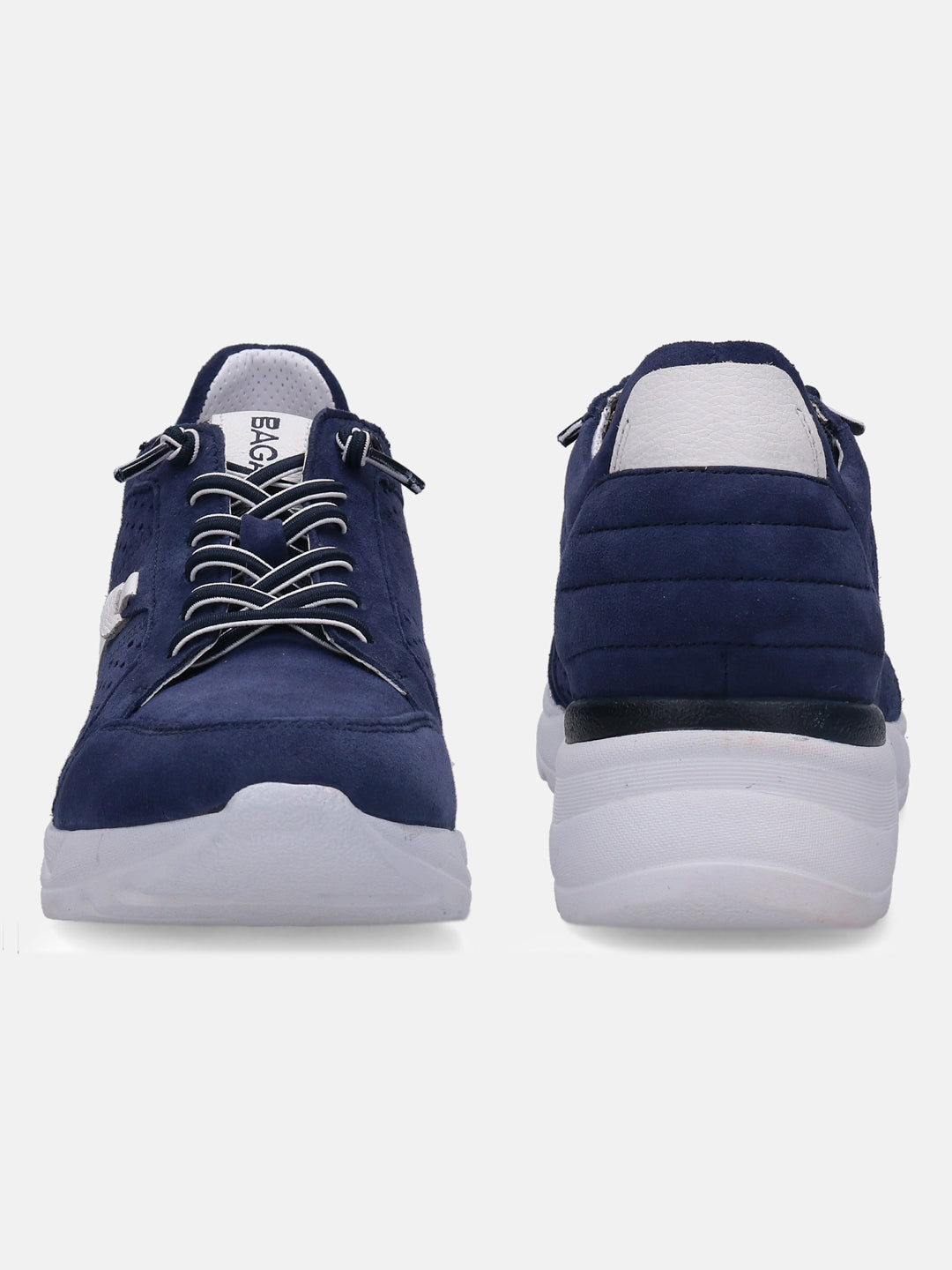 Dubai Dark Blue & White Sneakers - BAGATT