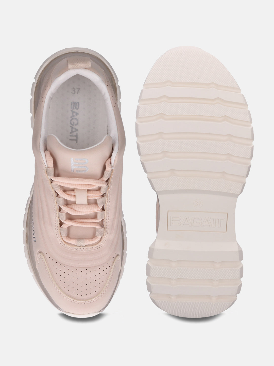 Athena Rose Pink Sneakers - BAGATT
